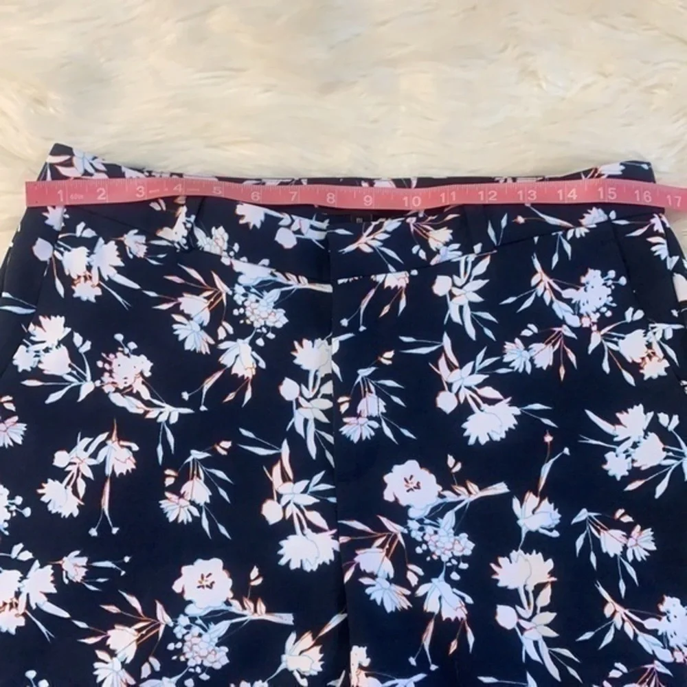 NWOT Banana Republic ‘Avery’ floral ankle pants 8L - Picture 5 of 9